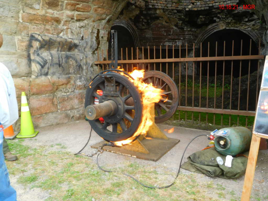 Iron Pour At Lackawanna Iron Furnace 