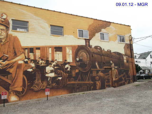 Pittston Mural Finished 