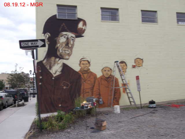 Start Of Mural, Pittston