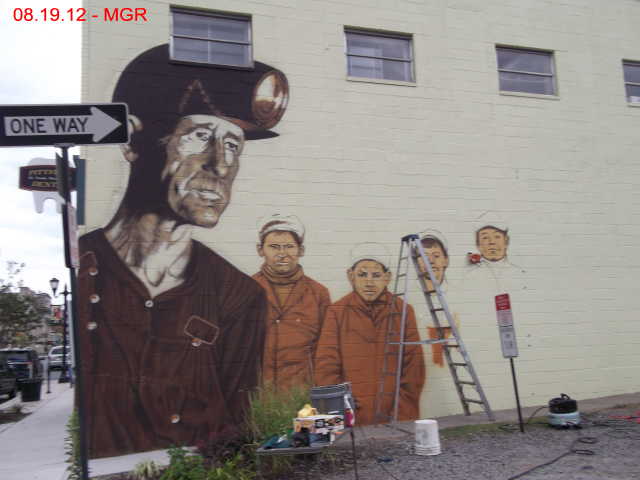 Start Of Mural, Pittston