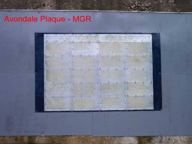 Avondale Plaque 