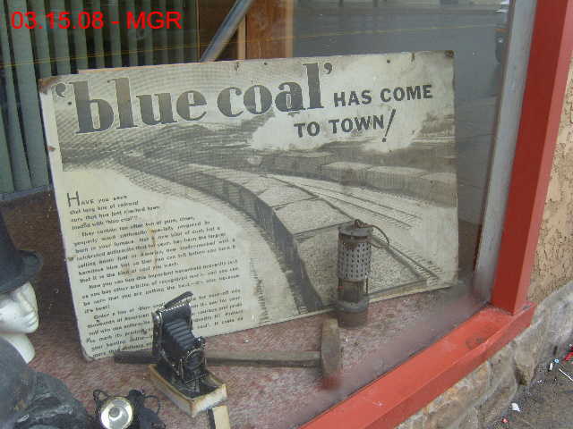 Blue Coal Mementos, West Scranton