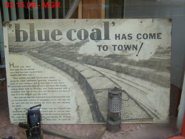 Blue Coal Mementos, West Scranton