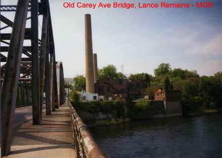 Old Carey Ave Bridge, Lance