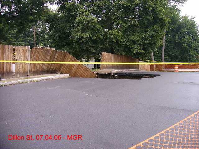 Dillon Street Mine Subsidence