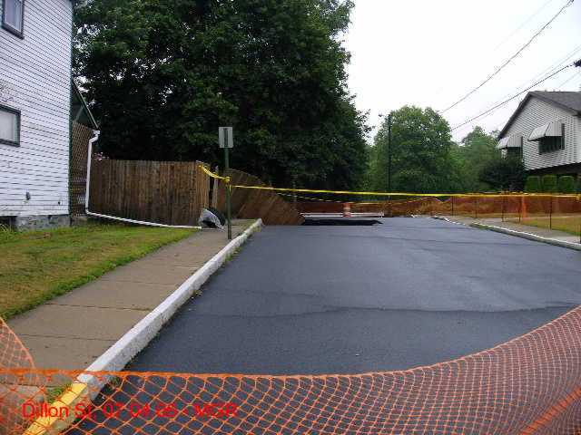 Dillon Street Mine Subsidence