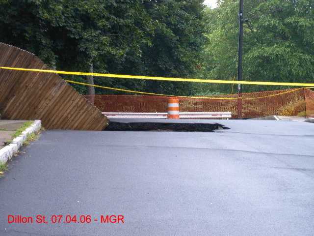 Dillon Street Mine Subsidence