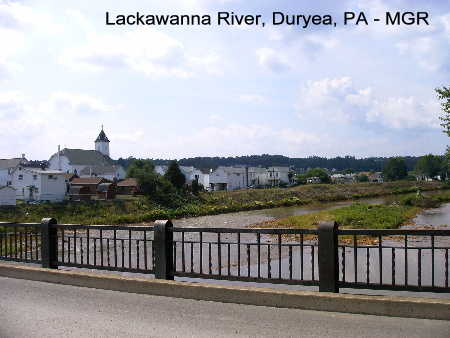Lackawanna River, Duryea, PA