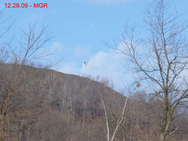 Flag On Culm Dump, Glen Lyon