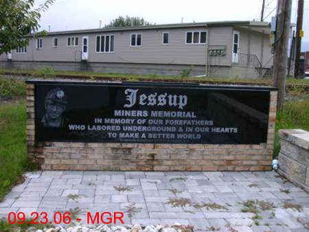 Jessup Miners Memorial