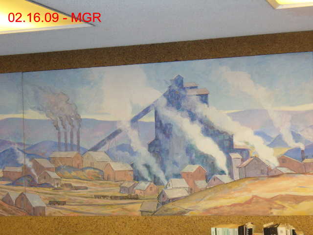 King\'s College Library Mural