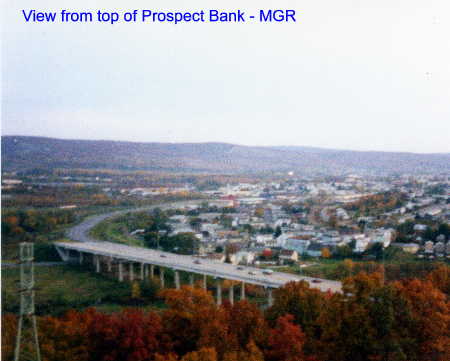 View from top of Prospect Bank