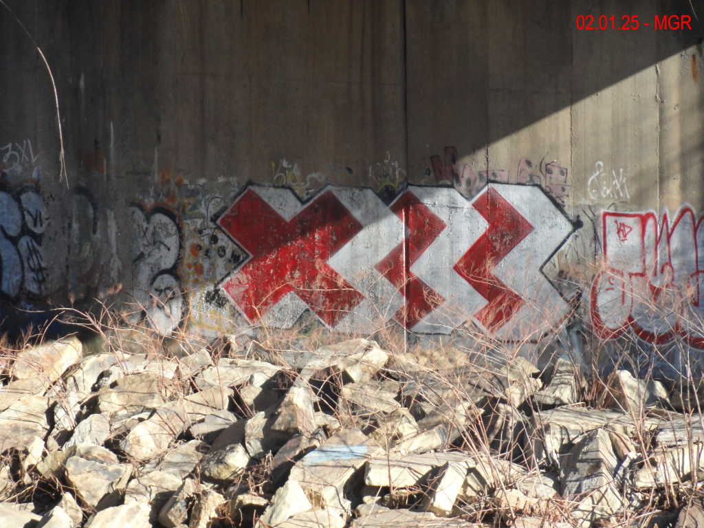 Elm Street Bridge Scranton, Before Replacemen
