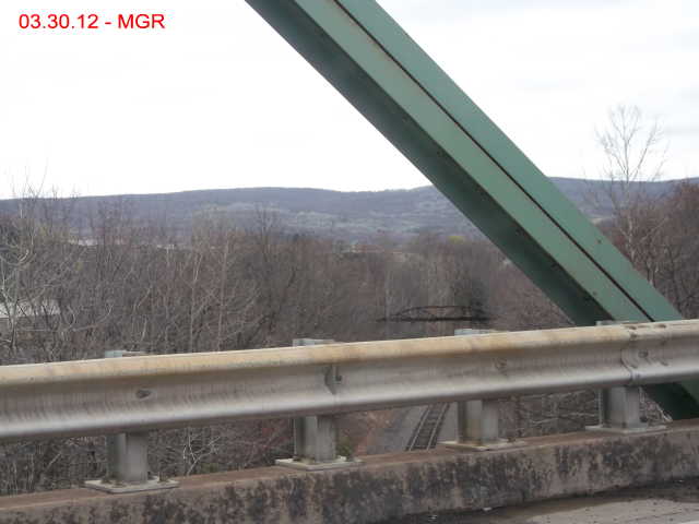 Pipe Bridge Over The Tracks