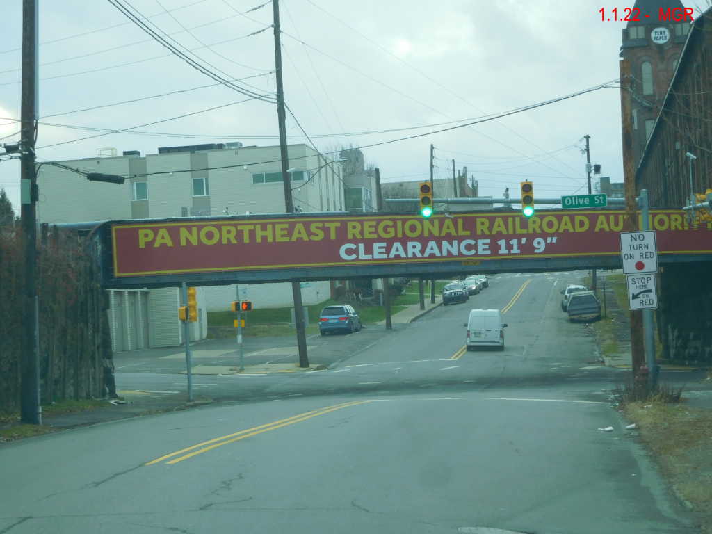 Trestle Over Capouse Ave Gets New Signage