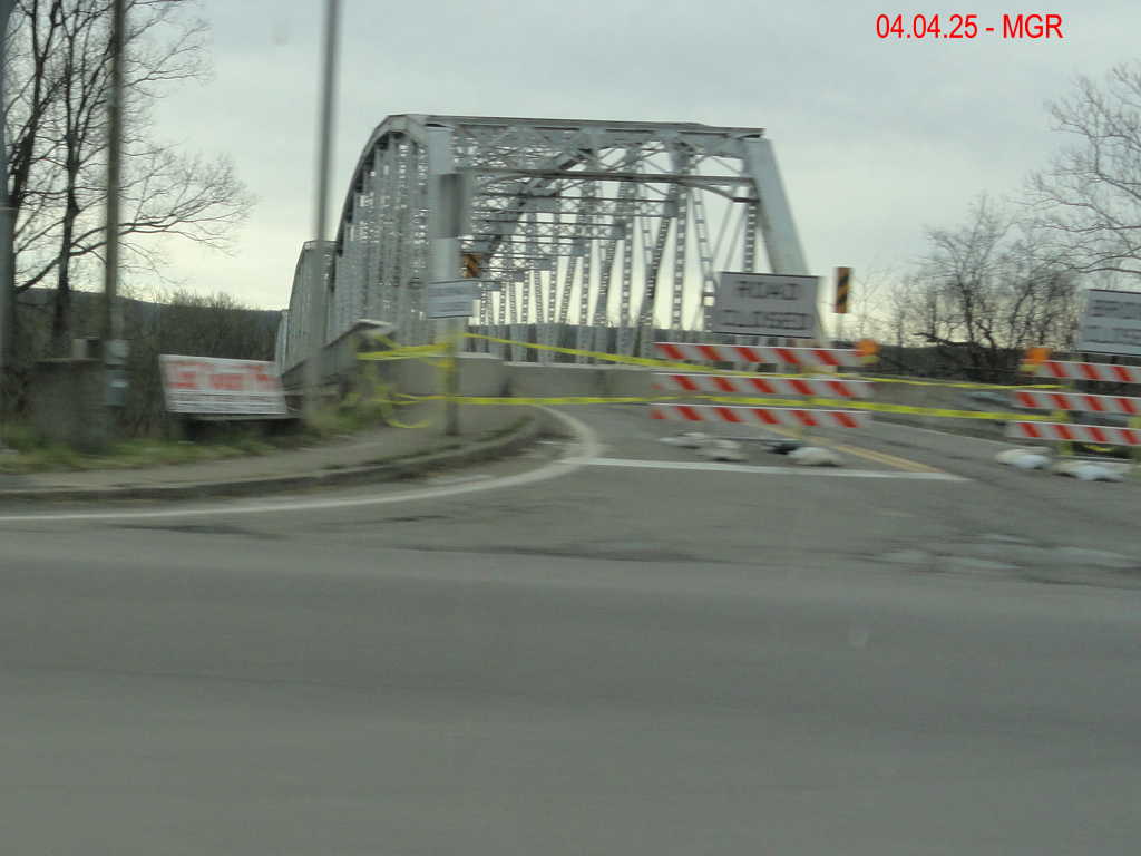 West Nanticoke Bridge Closed
