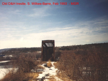 D&H Plymouth Branch Trestle
