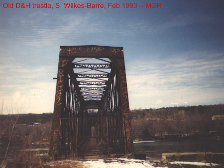 D&H Plymouth Branch Trestle