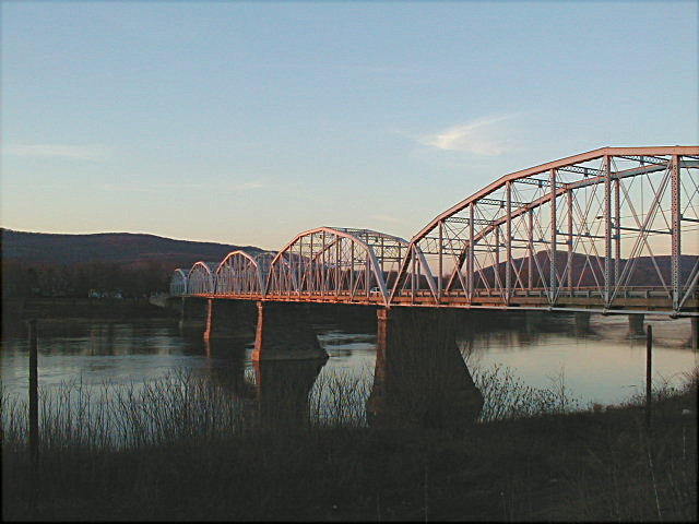 Water Street Bridge at Sunset