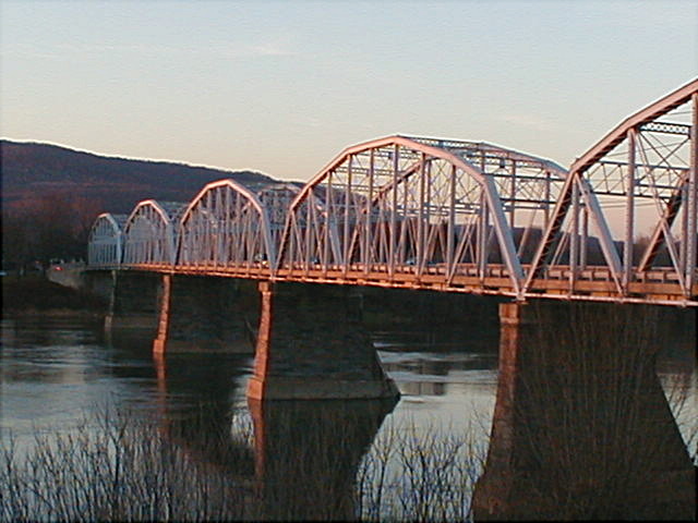 Water Street Bridge at Sunset