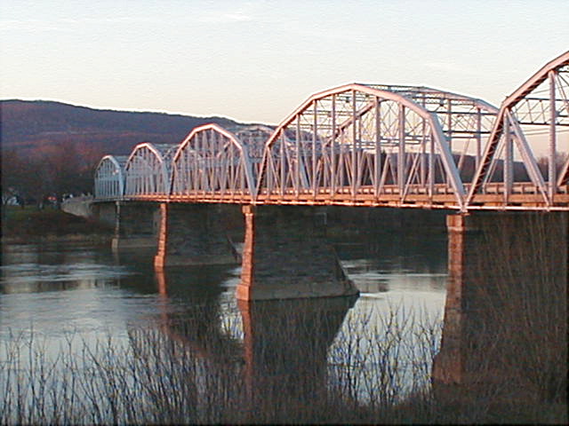 Water Street Bridge at Sunset