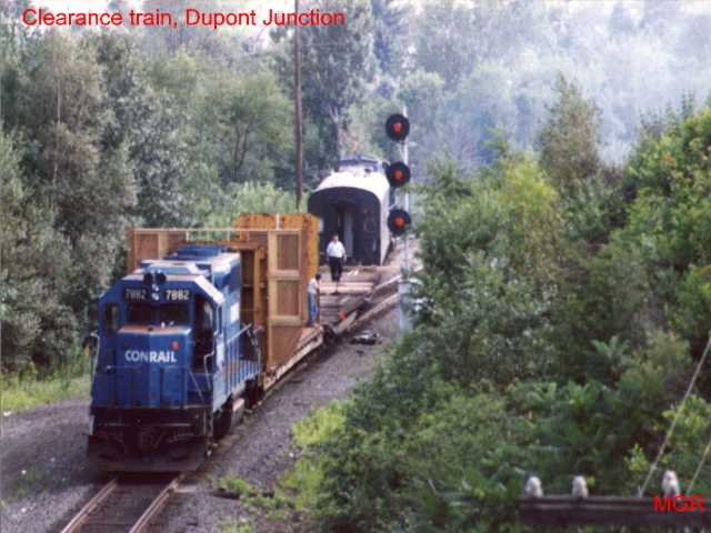Clearance Train, Dupont