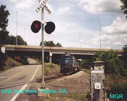 Coal Train On D&H 