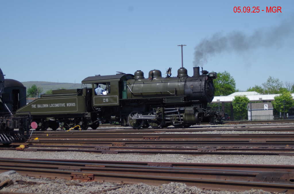 Baldwin #26 Smoking It Up At Steamtown