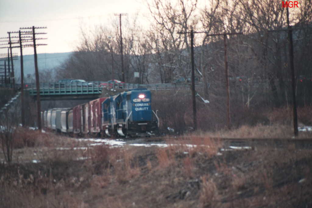 Conrail At Duryea On The Bloomsburg Line