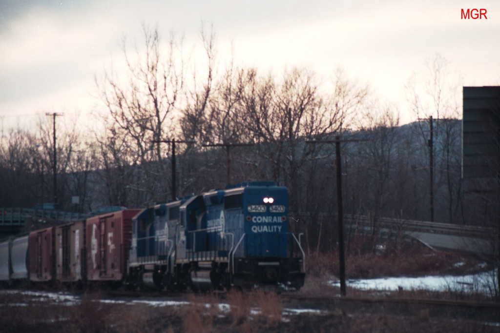 Conrail At Duryea On The Bloomsburg Line