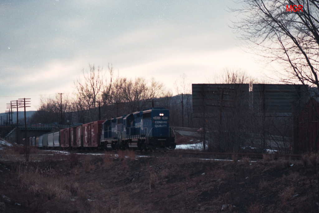 Conrail At Duryea On The Bloomsburg Line