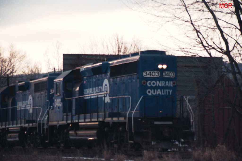 Conrail At Duryea On The Bloomsburg Line