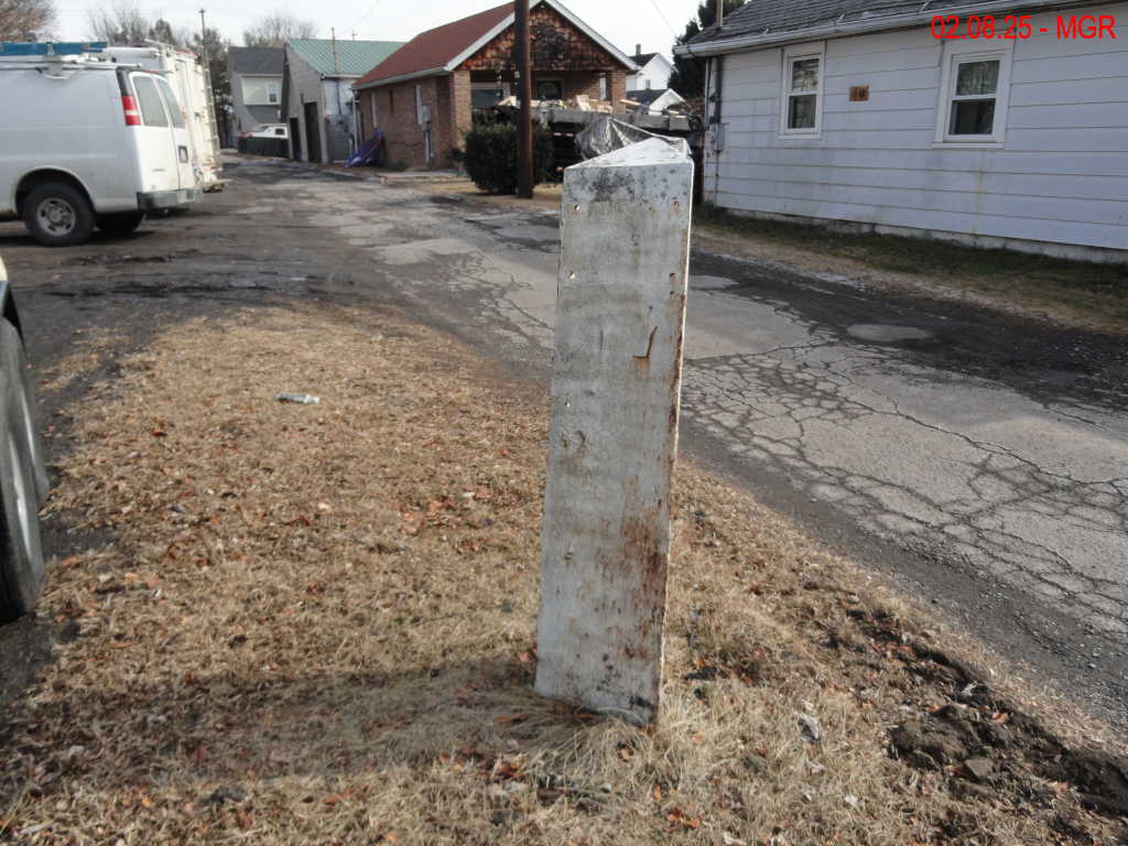 DL Milepost, Laird Street, Exeter, PA