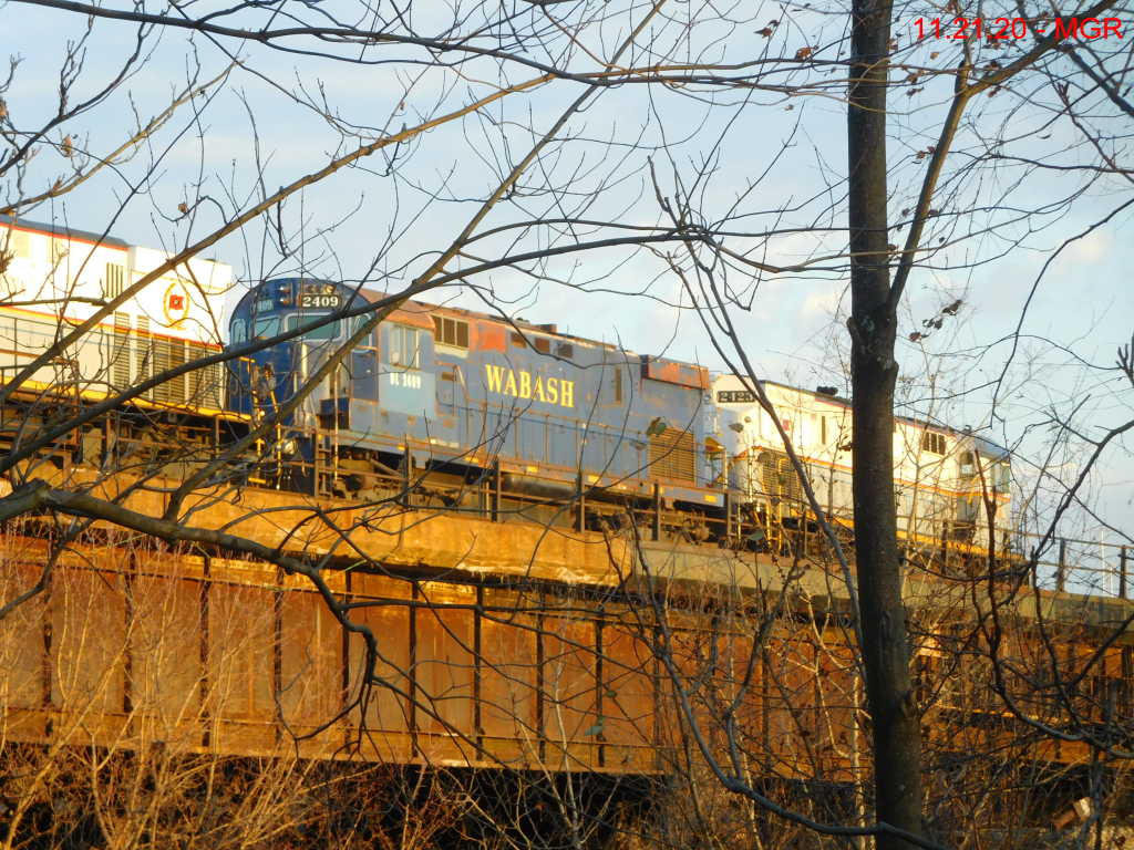 Ex-Wabash Unit On Bridge 60