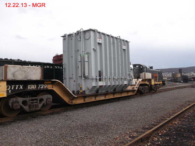 Hi and Wide Of Three Transformers At Steamtown