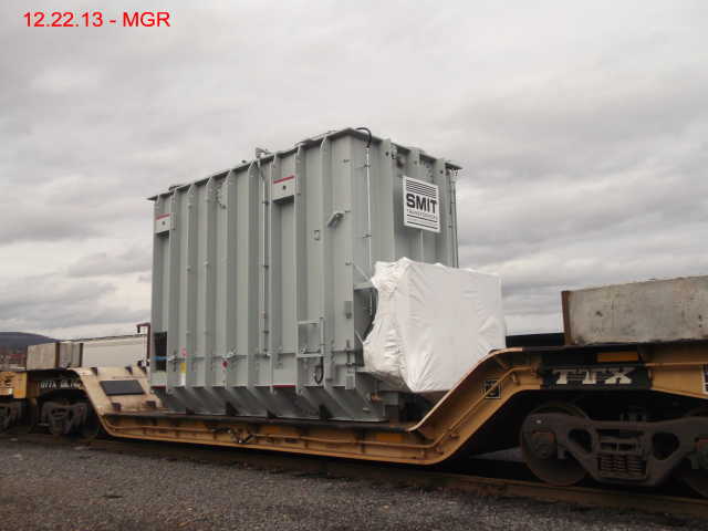 Hi and Wide Of Three Transformers At Steamtown