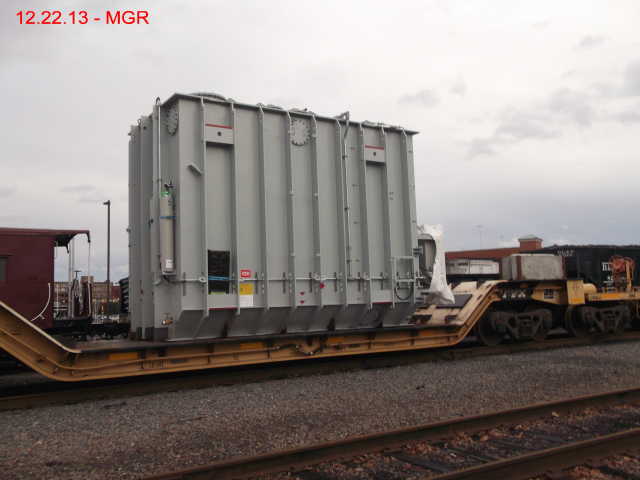 Hi and Wide Of Three Transformers At Steamtown