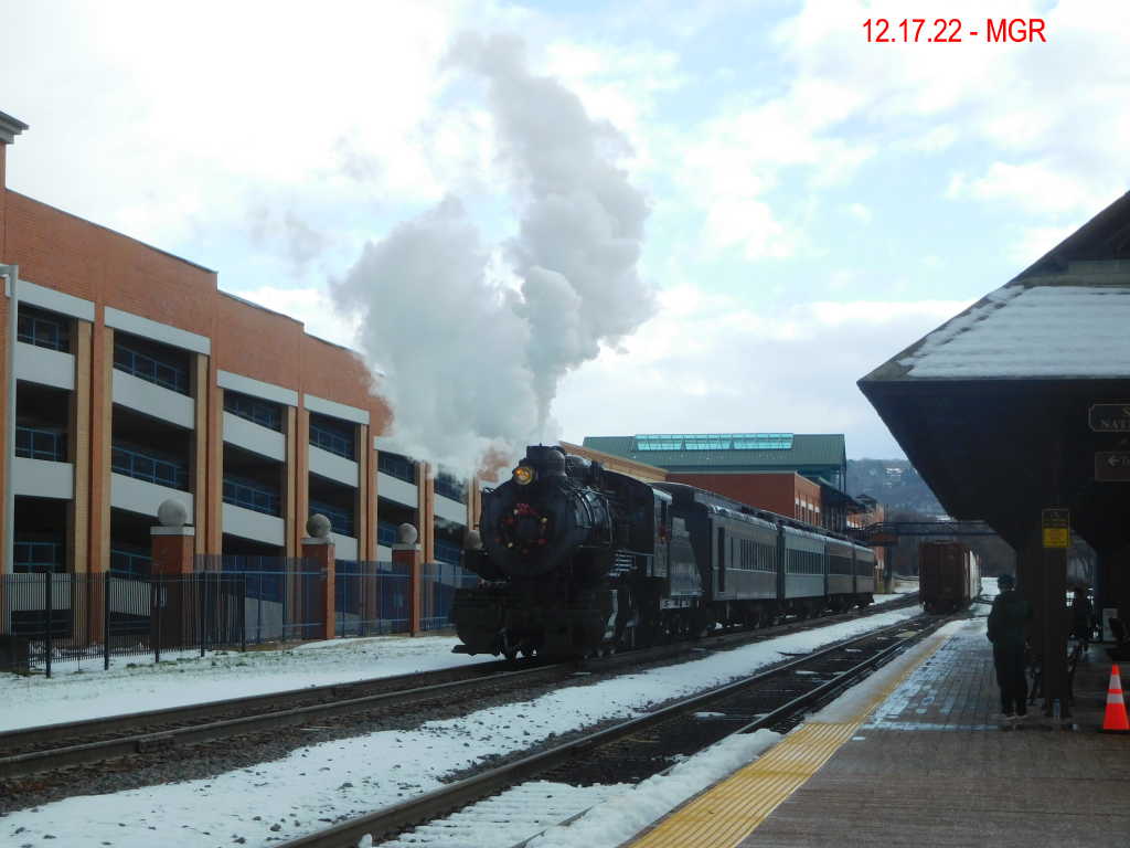 Santa Train At Steamtown