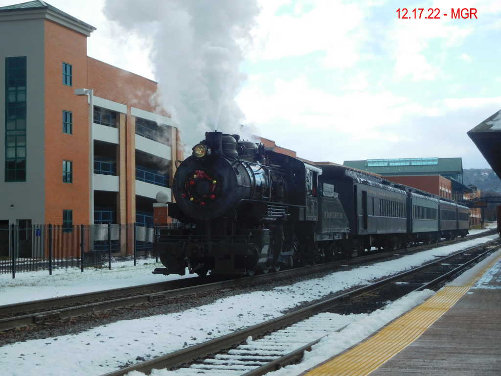 Santa Train At Steamtown