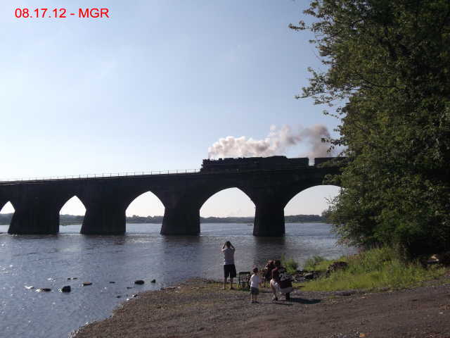 Steam Over The Rockville Bridge