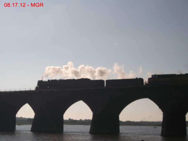Steam Over The Rockville Bridge