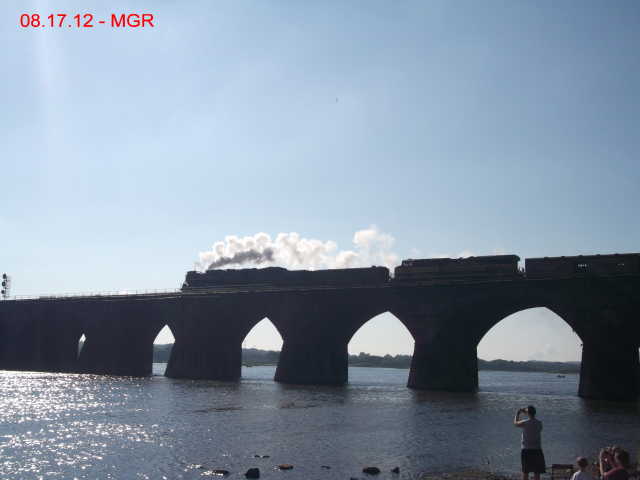 Steam Over The Rockville Bridge