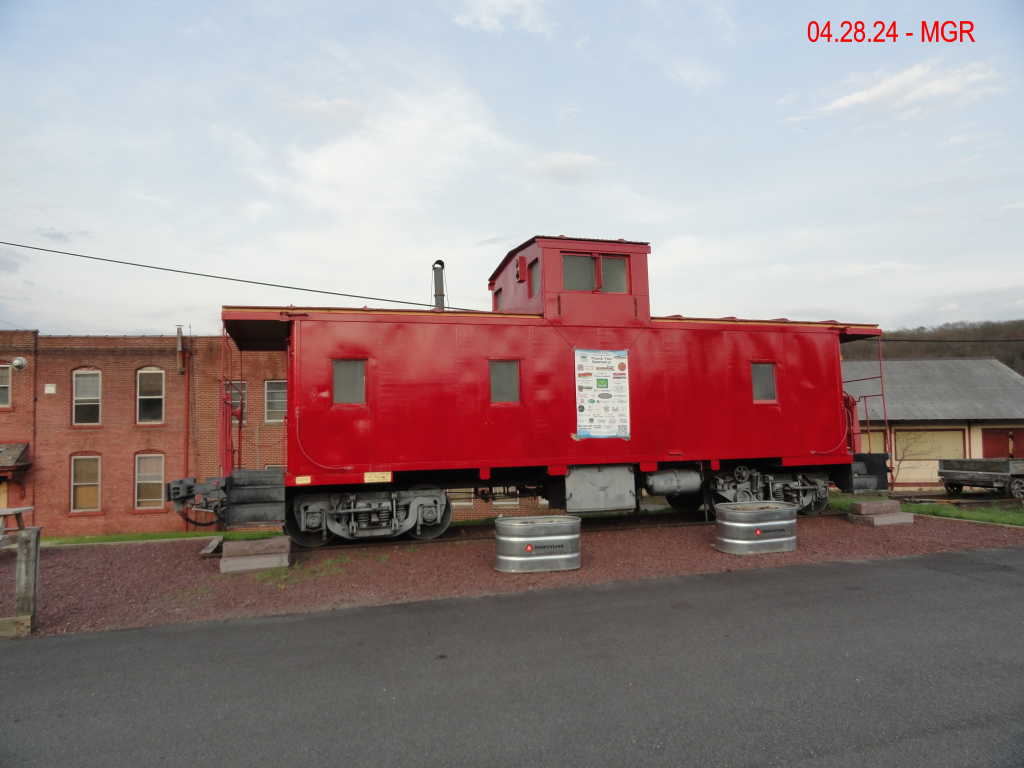 White Haven Caboose Repainted
