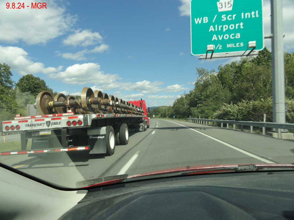 Wheels On Trailer 