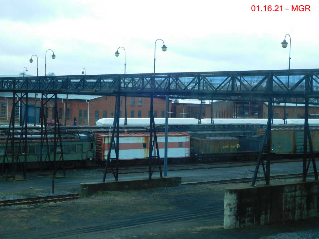 Rail Cars Wrapped in Plastic Wrap