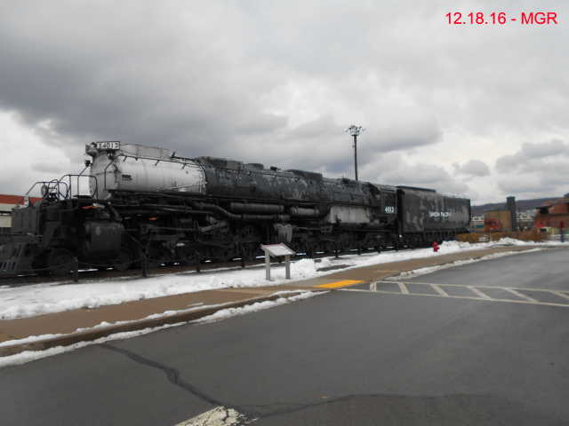 Paint On Big Boy At Steamtown Peeling