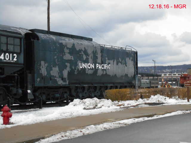 Paint On Big Boy At Steamtown Peeling