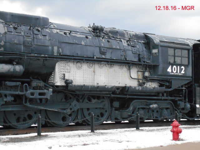 Paint On Big Boy At Steamtown Peeling