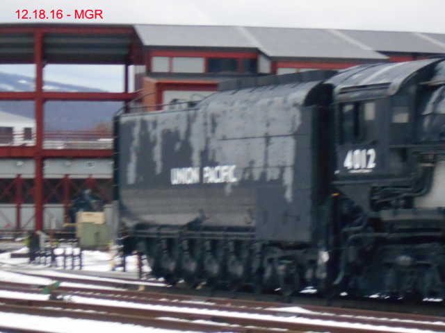 Paint On Big Boy At Steamtown Peeling