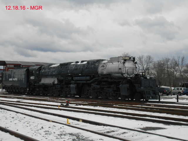 Paint On Big Boy At Steamtown Peeling